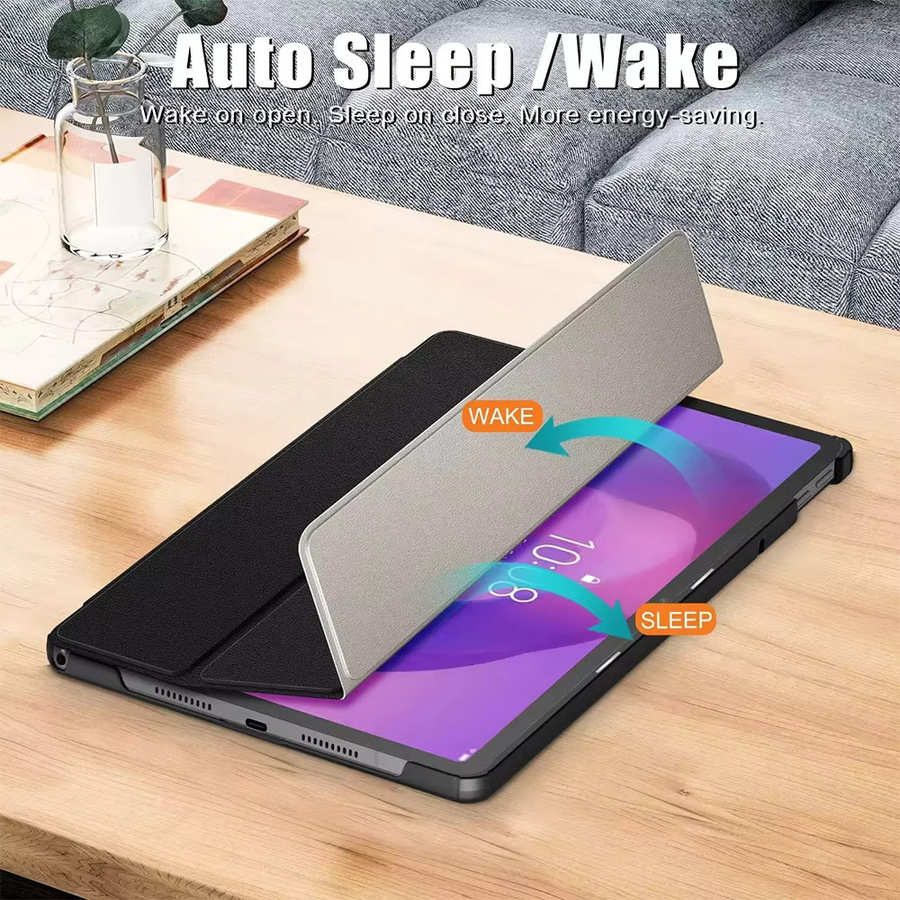 Magnetische dreifach faltbare Tablet-Hülle für Lenovo Tab Idea 11, Xiaoxin Pad 11 2025 und Lenovo Tab K11 Gen 2 in Blau - Bild 5