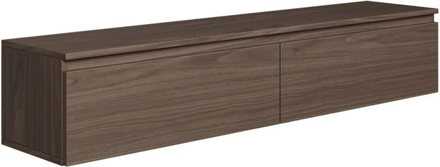 Selsey TV-Hängeboard Bemmi in Holzoptik Nussbaum Dunkel, Breite: 150 cm, Höhe: 28,4 cm, Tiefe: 31,8 cm - Bild 1