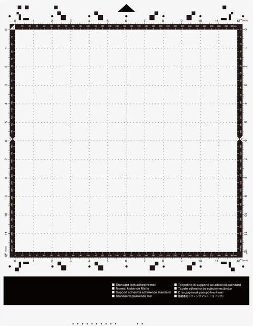 2er-Set Brother ScanNCut Schneidematten für die ADX-Serie, Standard und Low Tack Klebeunterlagen für Karton und Vinyl, Farbe: Weiß, Breite: 30,48 cm x Tiefe: 30,48 cm - Bild 1