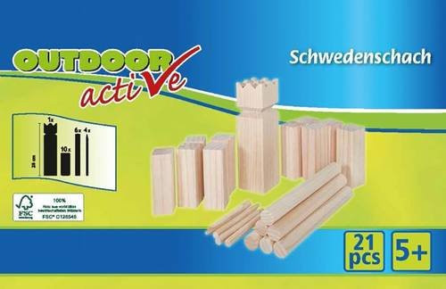 No Name Schwedenschach Holz Brettspiel für Kinder ab 5 Jahren - Bild 1