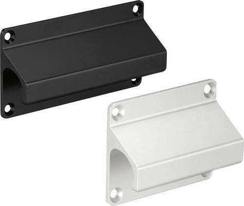 Rohde Leistengriff LF-01.088.04 aus Aluminium in Schwarz Matt, 2er-Set, L: 100 mm, B: 27 mm, H: 60 mm - Bild 1