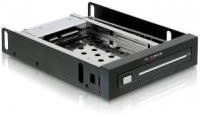 Delock SATA Festplatten-Wechselrahmen Mobiles Speicher-Rack Schwarz 6,4 cm (2,5 Zoll) - Bild 1