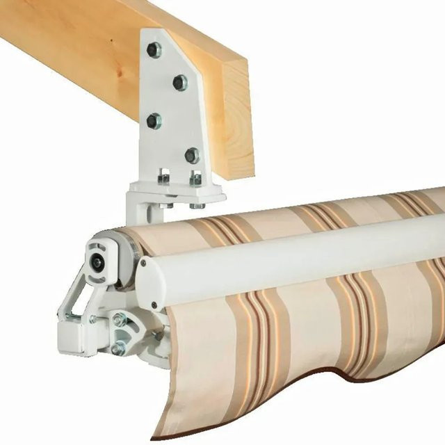 Spettmann Dachsparrenhalter für Markise aus Aluminium in Weiß - Bild 1