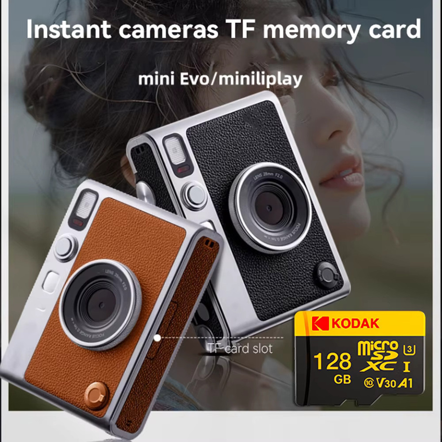 Kodak MicroSD-Speicherkarte 128 GB für Fujifilm Instax Mini Evo zur Speicherung von 4K-Videos und Fotos - Bild 3