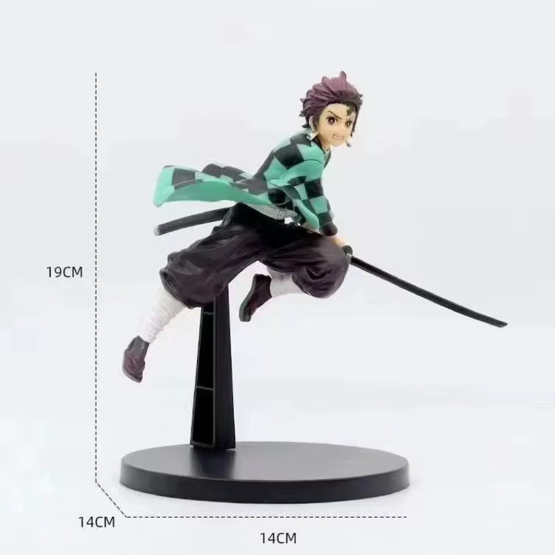 Bandai Demon Slayer Actionfiguren, Tanjirou/Agatsuma Zenitsu/Kyoujurou, PVC-Modell - Bild 4