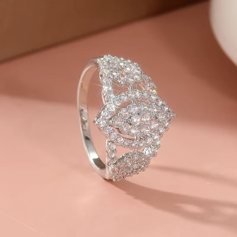 YoYo Versprechensring, Silber, Zirkonia, Damen - Bild 2