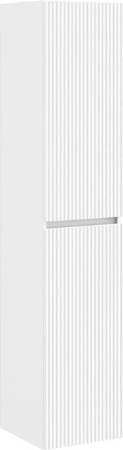 vidaXL Wandmontierter Badezimmerschrank in Weiß, Modernes Design, B/T/H: 33 x 34,5 x 160 cm - Bild 1