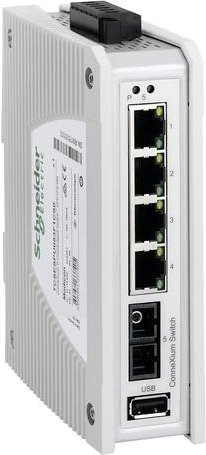 Schneider Electric TCSESPU053F1CS0 Netzwerk Switch Ethernet/LAN in Weiß - Bild 1