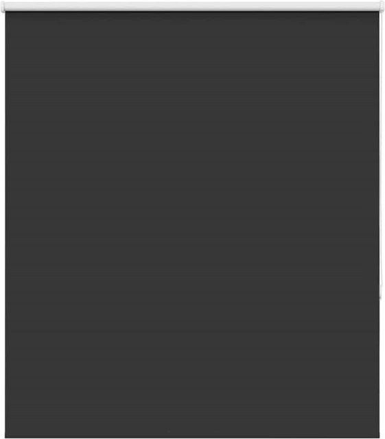 vidaXL Verdunkelungsrollo Schwarz aus Polyester mit Wärmedämmung B: 120 cm, H: 150 cm - Bild 1