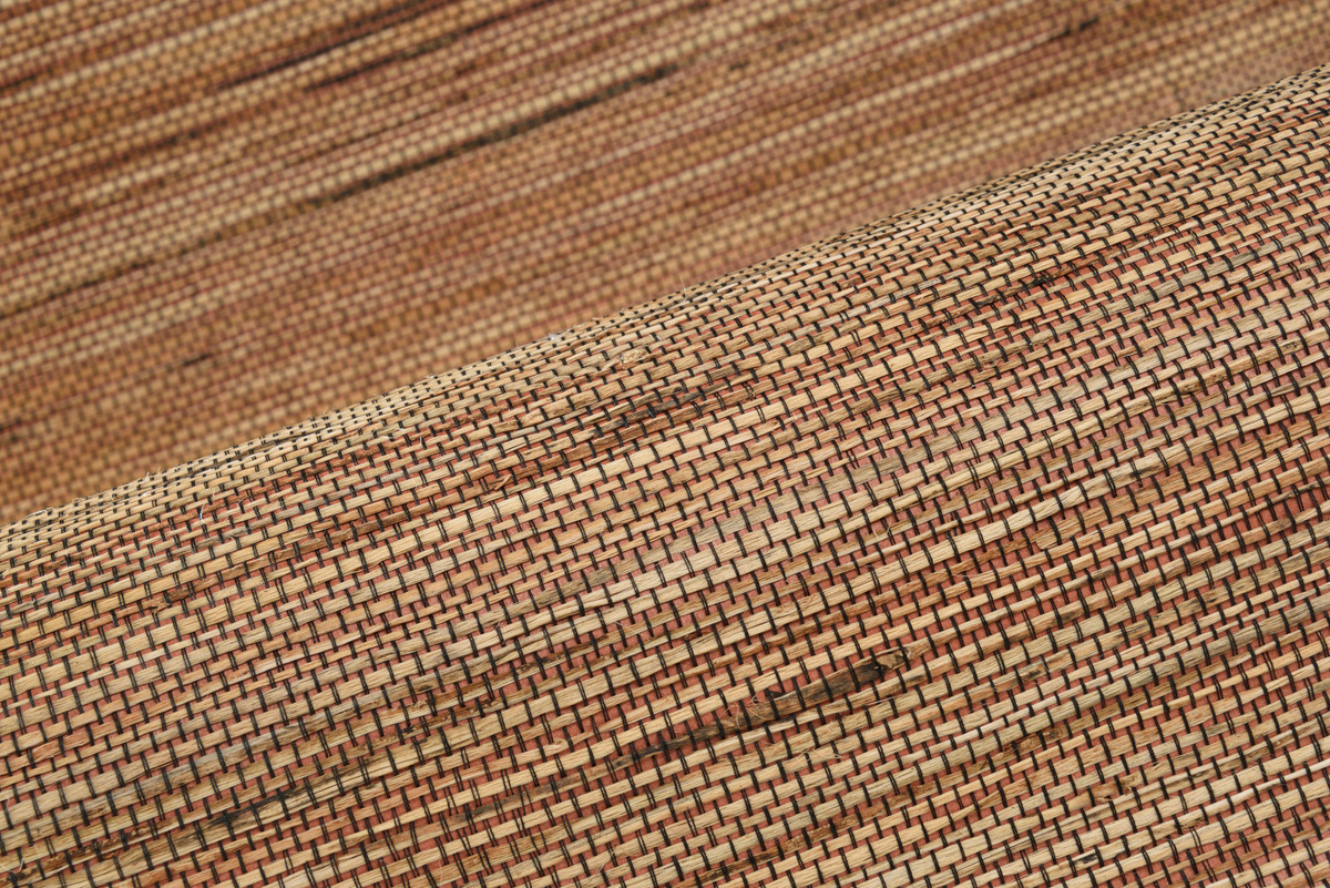 Arte International Tapete Sambe Natural Spice in Schwarz und Braun mit Textur und Naturmotiv - Bild 1