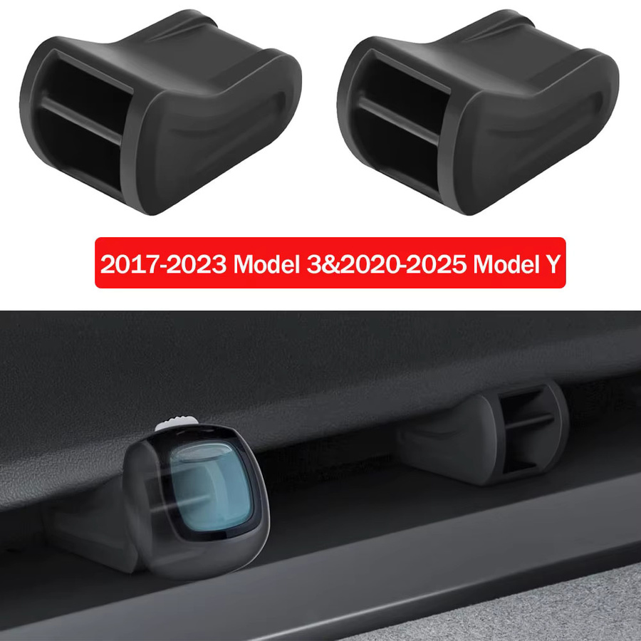 ISGTDRM Lufterfrischer-Adapter für Tesla Model 3 (2017–2025) und Model Y (2020–2025), Farbe: Schwarz - Bild 2