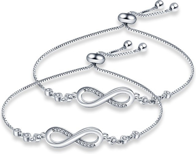 Armband 925 Silber, Zirkonia, Damen - Bild 1