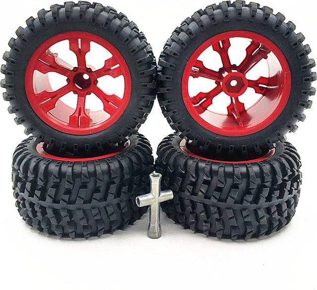 WLtoys Breite Reifenhaut und Felge für RC Car, Upgrade-Teil - Bild 1