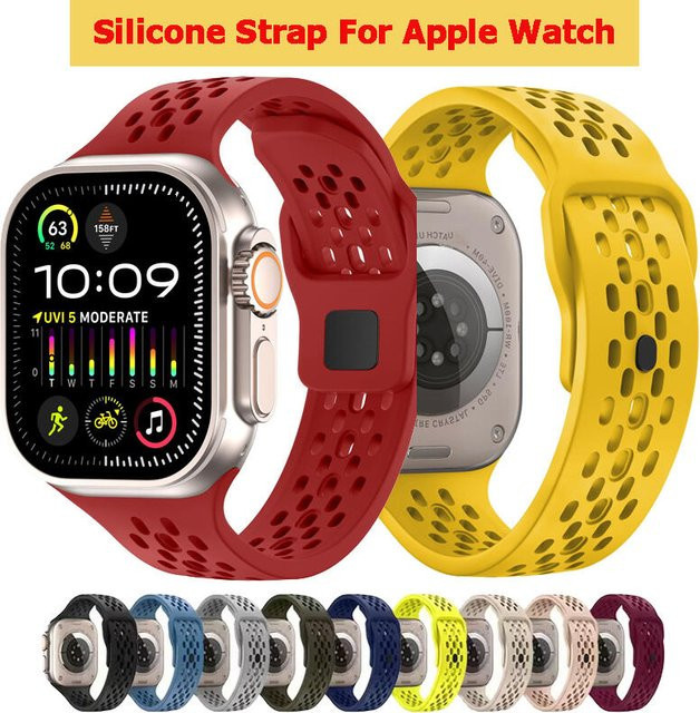 Uhrenarmband Silikon, Bunt, Unisex - Bild 1