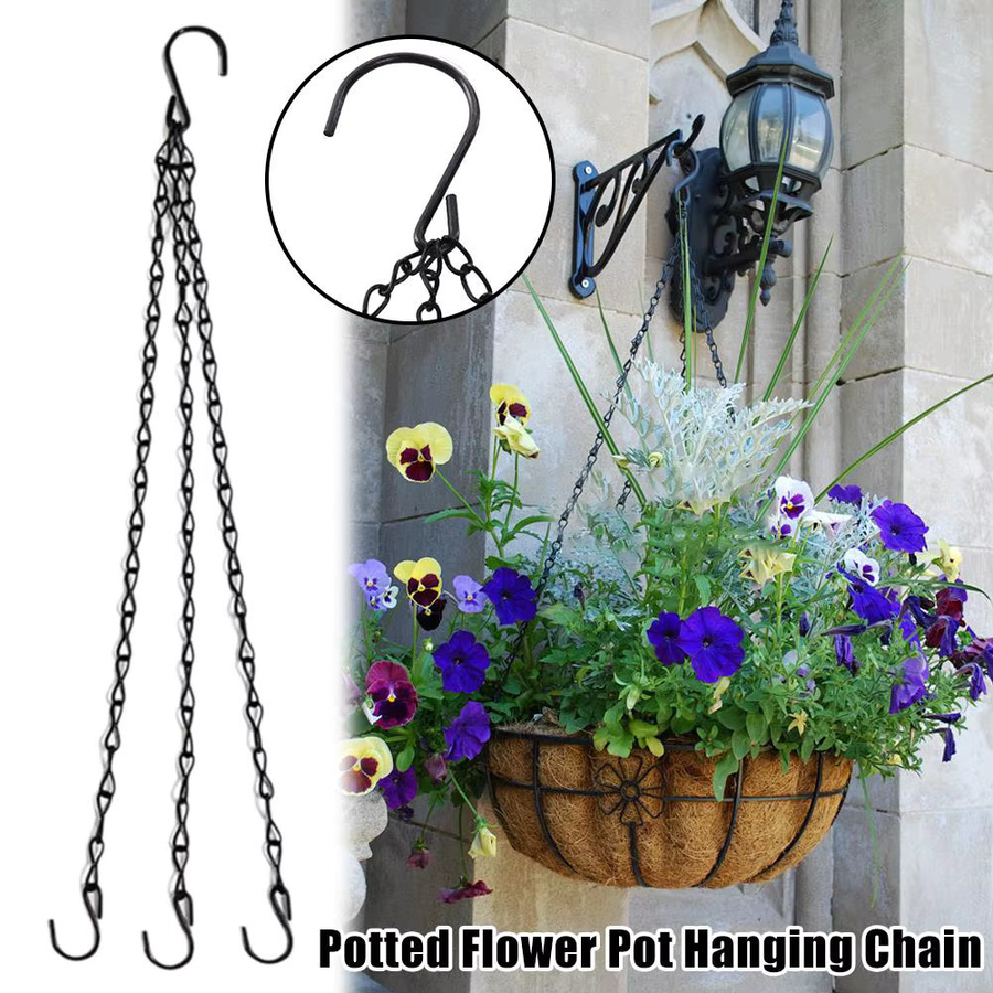 Hängende Blumentopf-Kette für Pflanzkörbe und Gartenanhänger - Bild 3