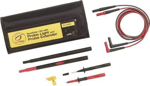 Fluke L215 Sicherheits-Messleitungs-Set mit Prüfspitzen und 4mm Lamellensteckern in Rot und Schwarz - Bild 1
