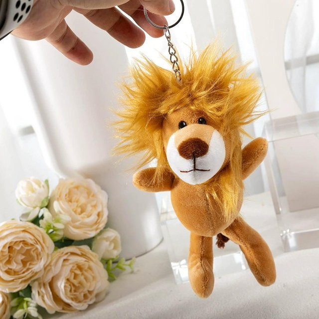 Linyi toy Schlüsselanhänger Löwe, Plüschtier, 15 cm, Unisex - Bild 1