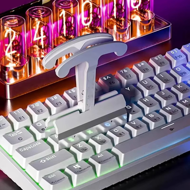 Universelles Tastenkappen-Entfernungswerkzeug aus Kunststoff für Computer- und mechanische Tastaturen in Weiß - Bild 2