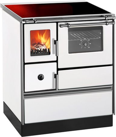 WESTMINSTER Holzherd Style 70 in Weiss mit 7,6 kW Heizleistung, B/T/H: 85 x 70 x 60 cm - Bild 1