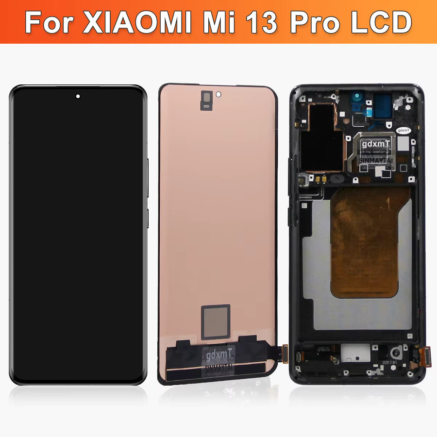 Xiaomi AMOLED-Bildschirmersatz mit LCD-Display und Touch-Digitizer-Rahmenbaugruppe in Schwarz für Mi 13 Pro 2210132G 2210132C - Bild 5