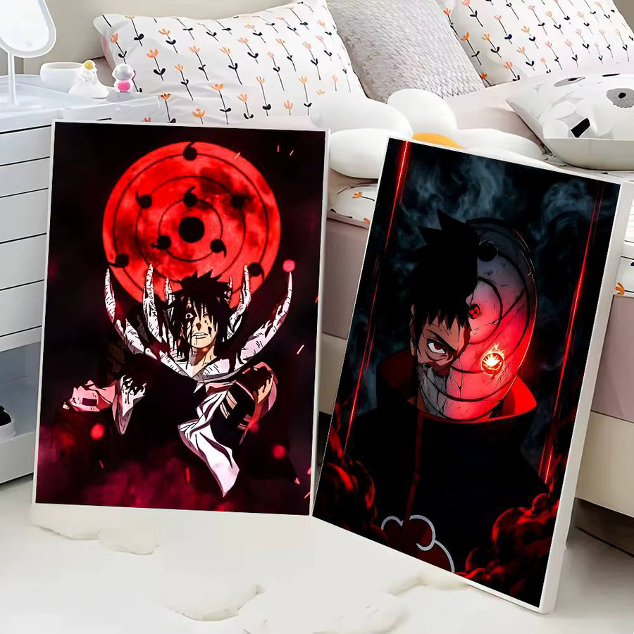 Naruto Anime Manga-Poster U-Uchiha Obito Vintage Wandkunst-Dekoration aus Papier - Bild 4