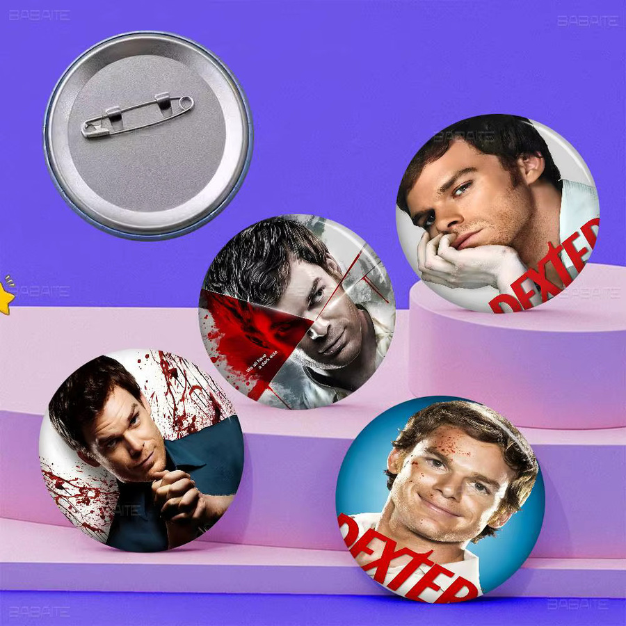 Anstecker Weißblech, Bunt, Unisex - Bild 5
