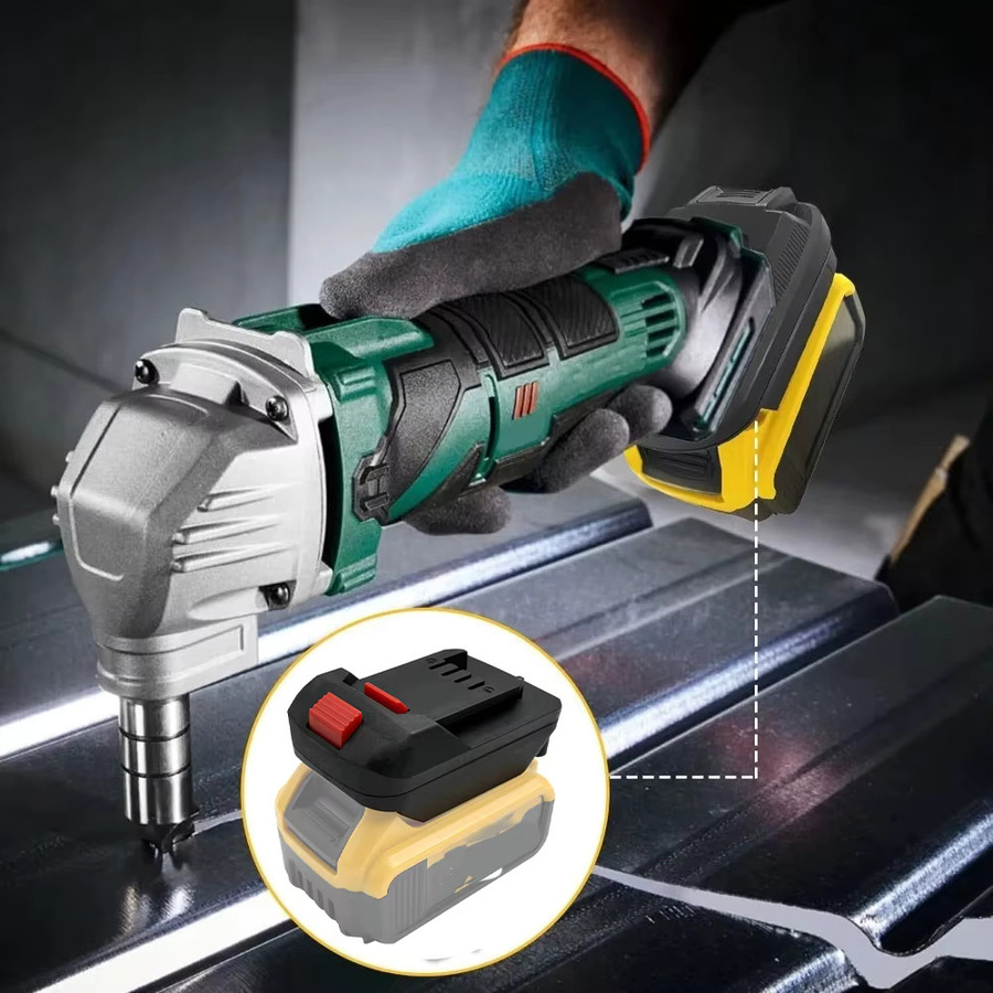Batterieadapter-Konverter für DeWalt 18V Lithium-Akku zu Lidl Parkside 20V Li-Ionen Elektrowerkzeug-Zubehör in Schwarz - Bild 4