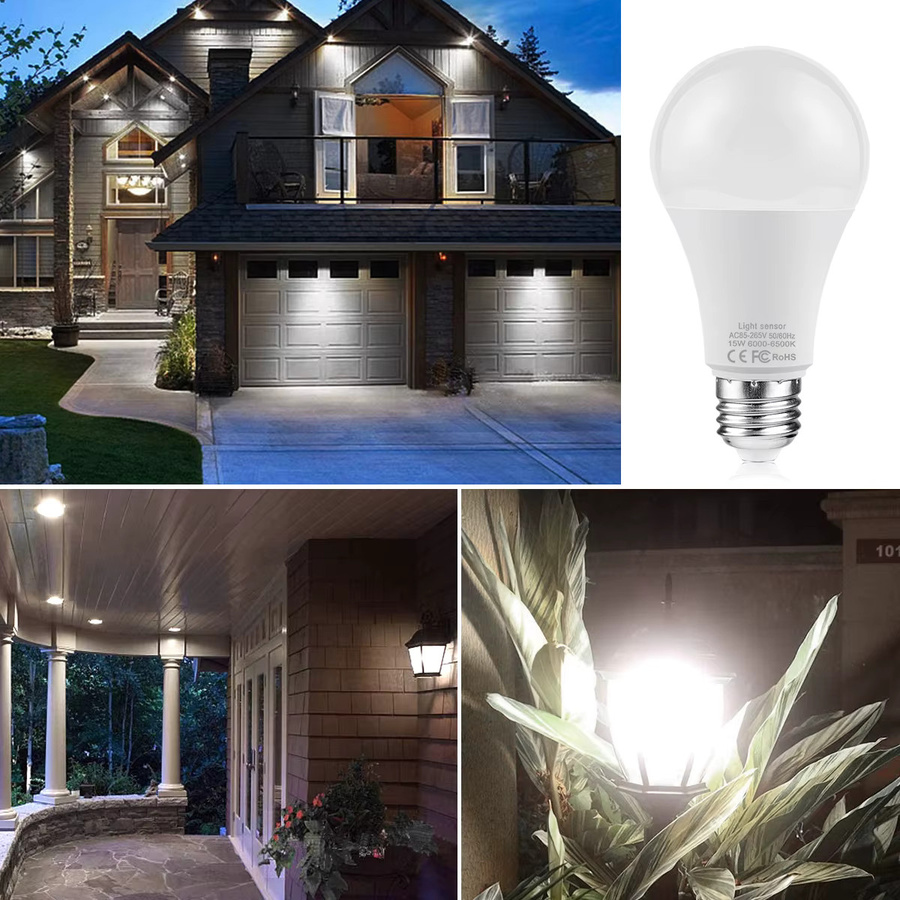 MALITAI 15W E27 LED Glühbirne mit Lichtsensor in Weiß für Dämmerung und Morgendämmerung - Bild 4