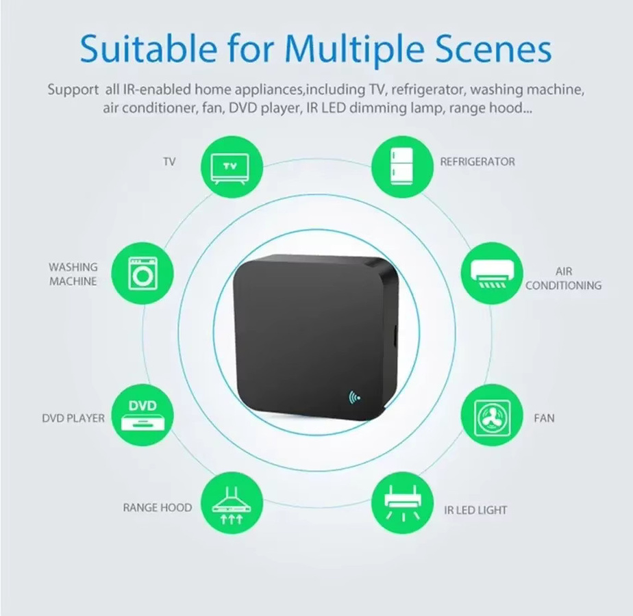 Tuya Smart ZigBee IR Universal Fernbedienung für Smart Home mit Alexa und Google Home, Schwarz - Bild 4
