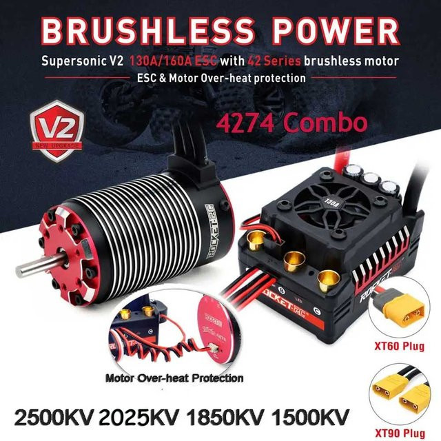 Surpass Hobby Supersonic V2 Bürstenloser Motor 4274 Combo, RC Auto Teile - Bild 1