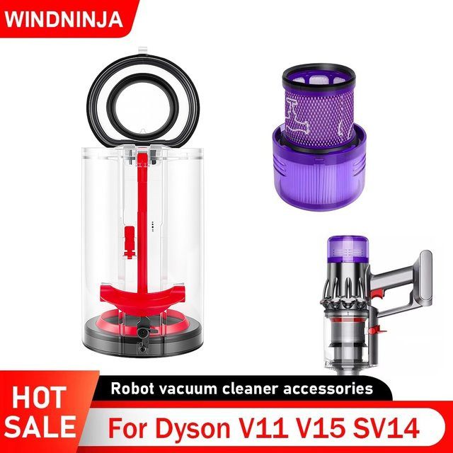 Dyson Ersatz Staubbehälter mit HEPA-Filter für V11 V15 SV14 Staubsauger Kanister Ersatzteil - Bild 1