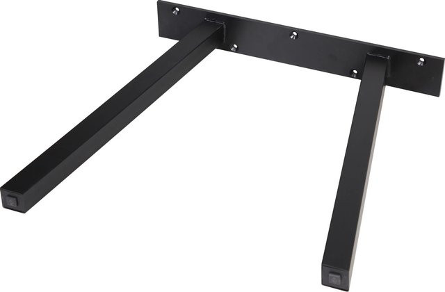Tischuntergestell A-Form von Dieda aus Stahl in Schwarz, B/T/H: 70,0 x 70,0 x 1,0 cm - Bild 1