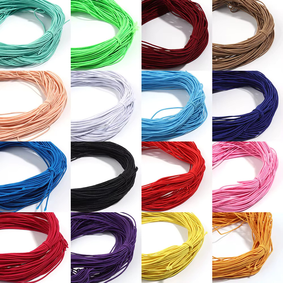 lingsai Elastische Schnüre, Hot pink, 1mm, 25 Yards - Bild 4