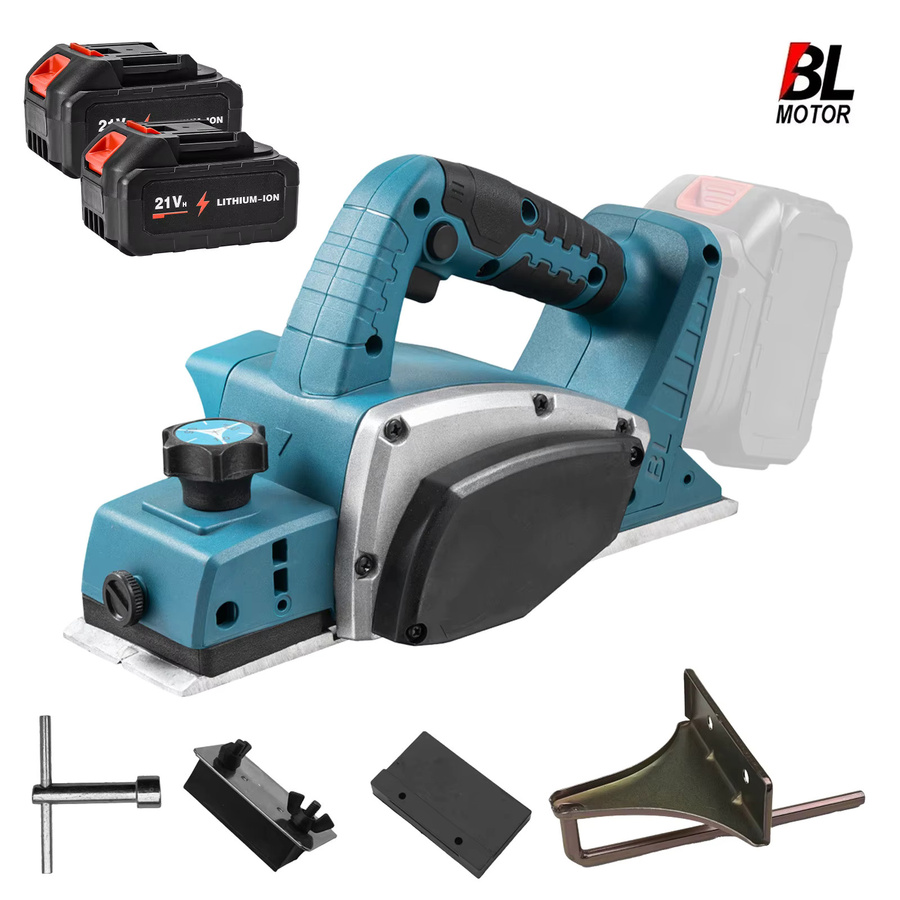 Makita Bürstenloser elektrischer Hobel in Blau für Makita-Akkus mit 15.000 U/min zur Holzbearbeitung - Bild 6