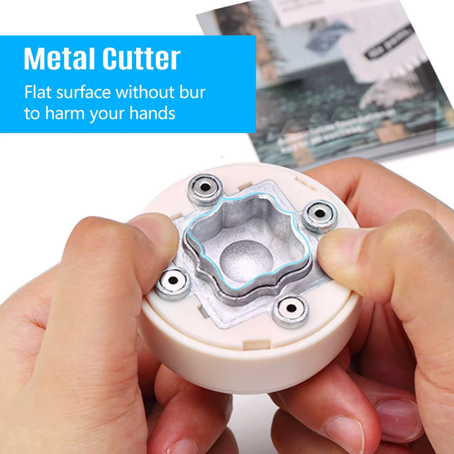 Kw-trio Craft Hole Punch Handgefertigter Papierstanzer für Scrapbooking und Bastelarbeiten aus Kunststoff - Bild 3