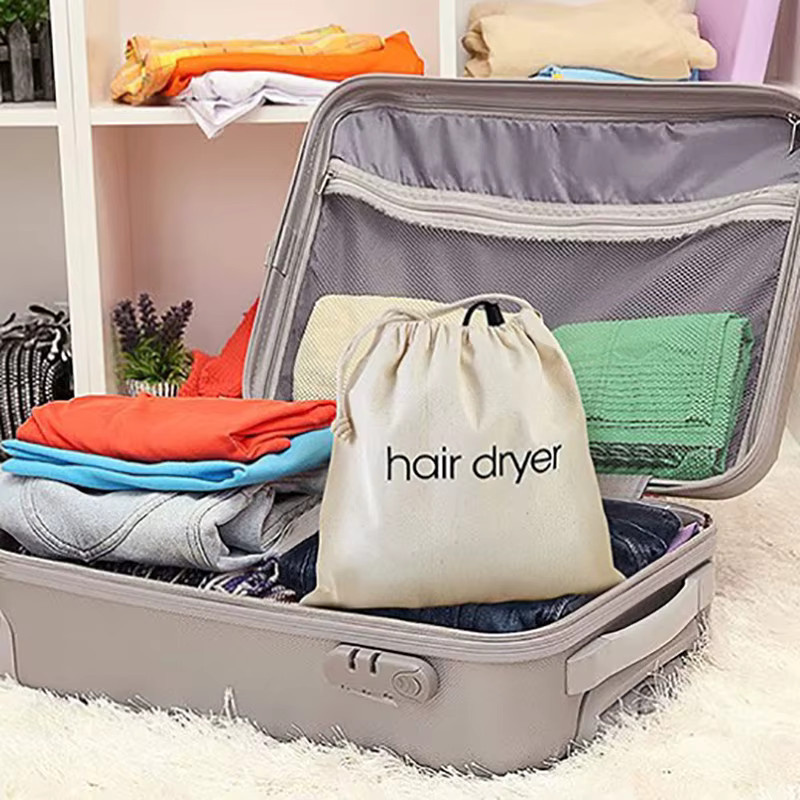 JETTING Haartrockner-Stofftasche mit Diffusor, grau, Unisex - Bild 2
