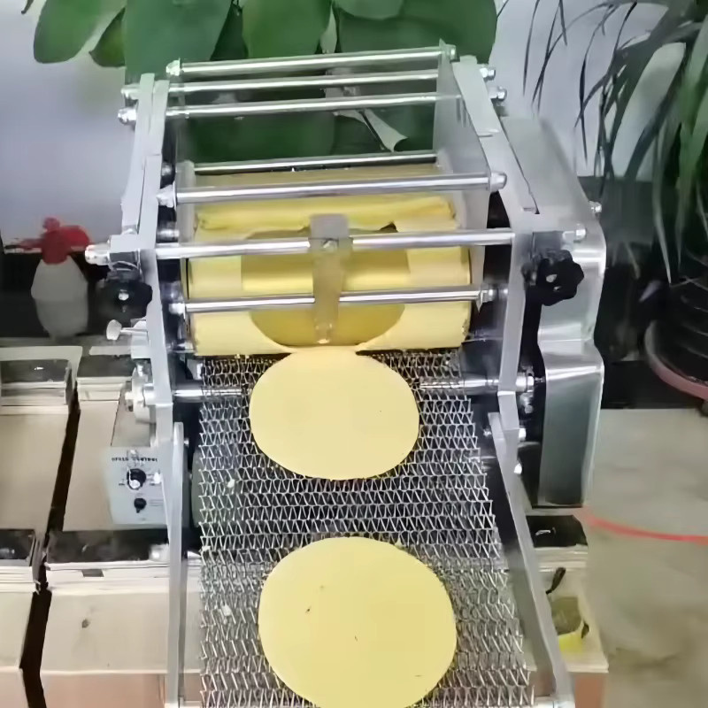GUOHE Vollautomatische Tortilla-Maschine aus Edelstahl in Silber für die industrielle Herstellung von Mehl-, Mais-, Taco-, Roti- und Brotprodukten - Bild 6