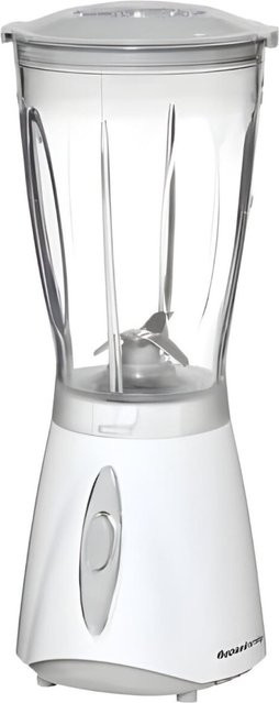 Melchioni Mixer mit 600 W Leistung, 1,5 l Glasbehälter, 5 Geschwindigkeiten, Weiß - Bild 1