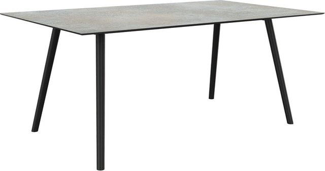 Stern Tisch Interno mit Silverstar 2.0 Quartz Platte, Aluminium anthrazit, B/T: 220 x 100 cm - Bild 1