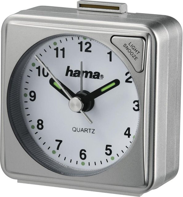 Hama Reisewecker A50 in Silber - Bild 1