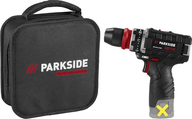 Parkside Performance Akku-Bohrschrauber PBSPA 12 E4, 12 V, ohne Akku und Ladegerät - Bild 1