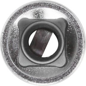 Gedore Bit-Adapter aus Edelstahl in Silber, 1/4 4kt x 1/4 6-kant, 24.7 mm - Bild 1