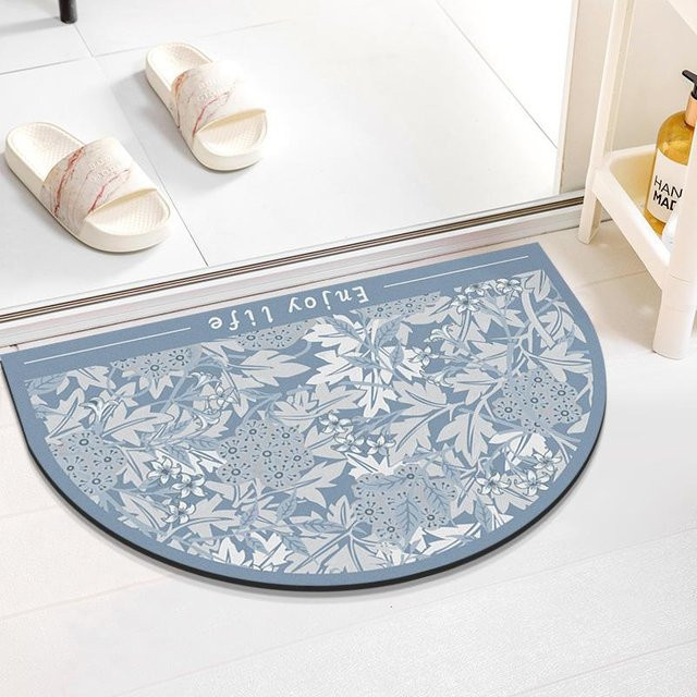 Yiran Furniture Badezimmer Matte Nordischer Wind, blau, B/T: 90 x 60 cm - Bild 1