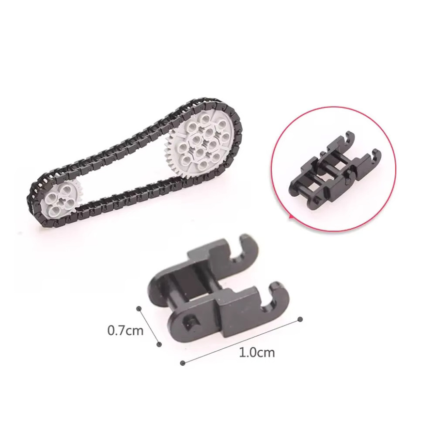 Inter Link Technische Teile Link Kette Ziegel, 100-teiliges Set, Zubehör - Bild 2