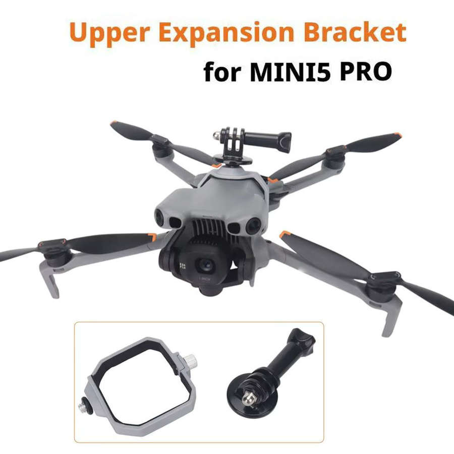 DJI Mini 5 Pro Panorama Kamera Halterung mit 1/4 Zoll Schraube für Sportkameras und Erweiterungen - Bild 2