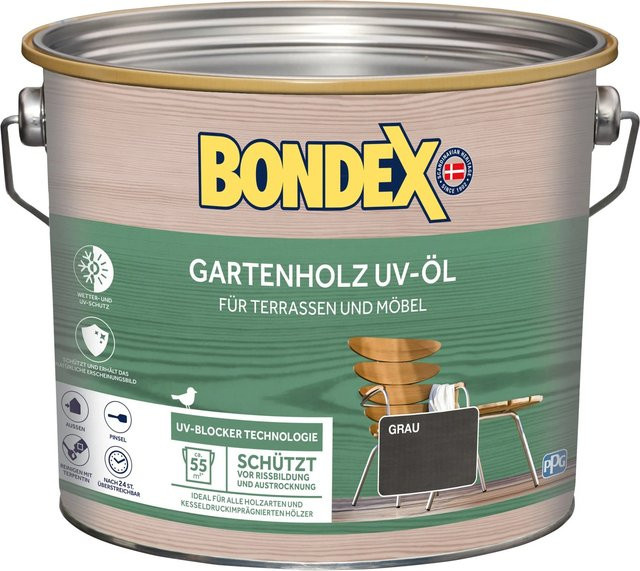 Bondex UV-Schutz Öl in Grau, 2,5 l - Bild 1