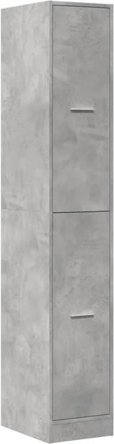 vidaXL Apothekerschrank aus Holzwerkstoff in Betongrau, B: 30 cm, T: 41 cm, H: 174,5 cm - Bild 1