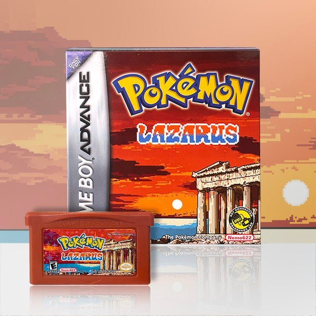 Pokemon Lazarus v2.0 RTC Flash Cart für GBA mit Echtzeituhr und ROM Hack Support, Multicolour - Bild 1