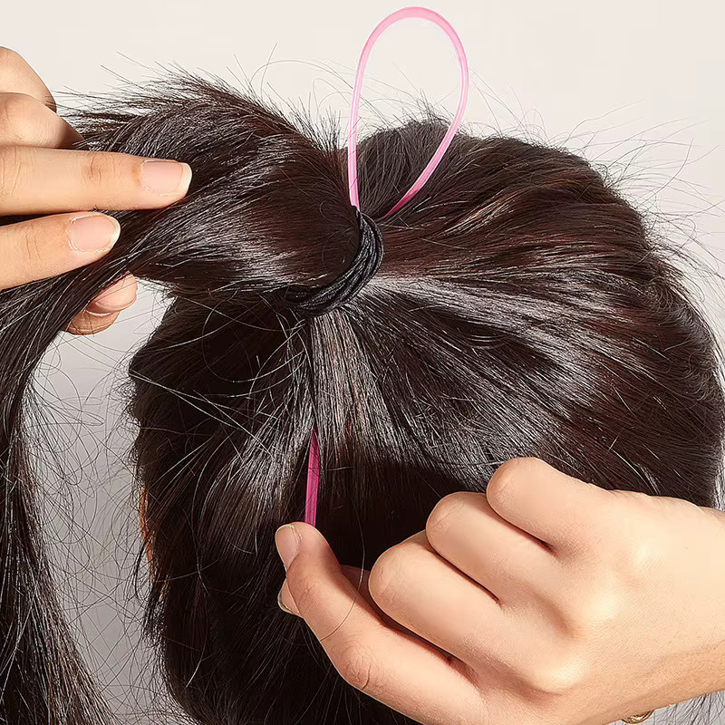 HNKMP Zopfwerkzeug-Set, 4-teilig, Haarstyling-Zubehör für Damen und Mädchen - Bild 3