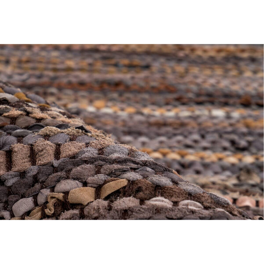 Kayoom Kurzflorteppich Sonipat gestreift in Braun und Multicolour, B/L: 70 x 200 cm - Bild 2